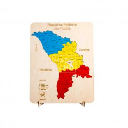 Puzzle „Harta Moldovei” color