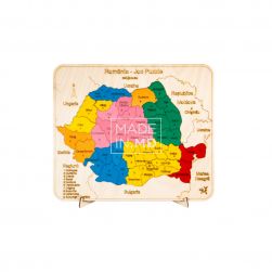 Puzzle „Harta României cu...