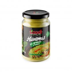 Hummus cu spanac și tahină