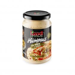 Hummus cu olive și tahină