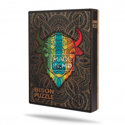 Puzzle din lemn „Bizon”,...